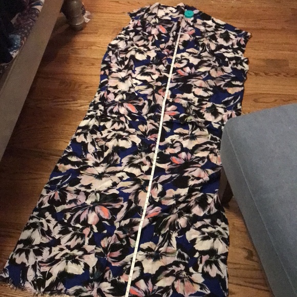 Gorgeous oversize J.Crew floral scarf/shawl/sarong 🌺🌸🌺 - Picture 4 of 4